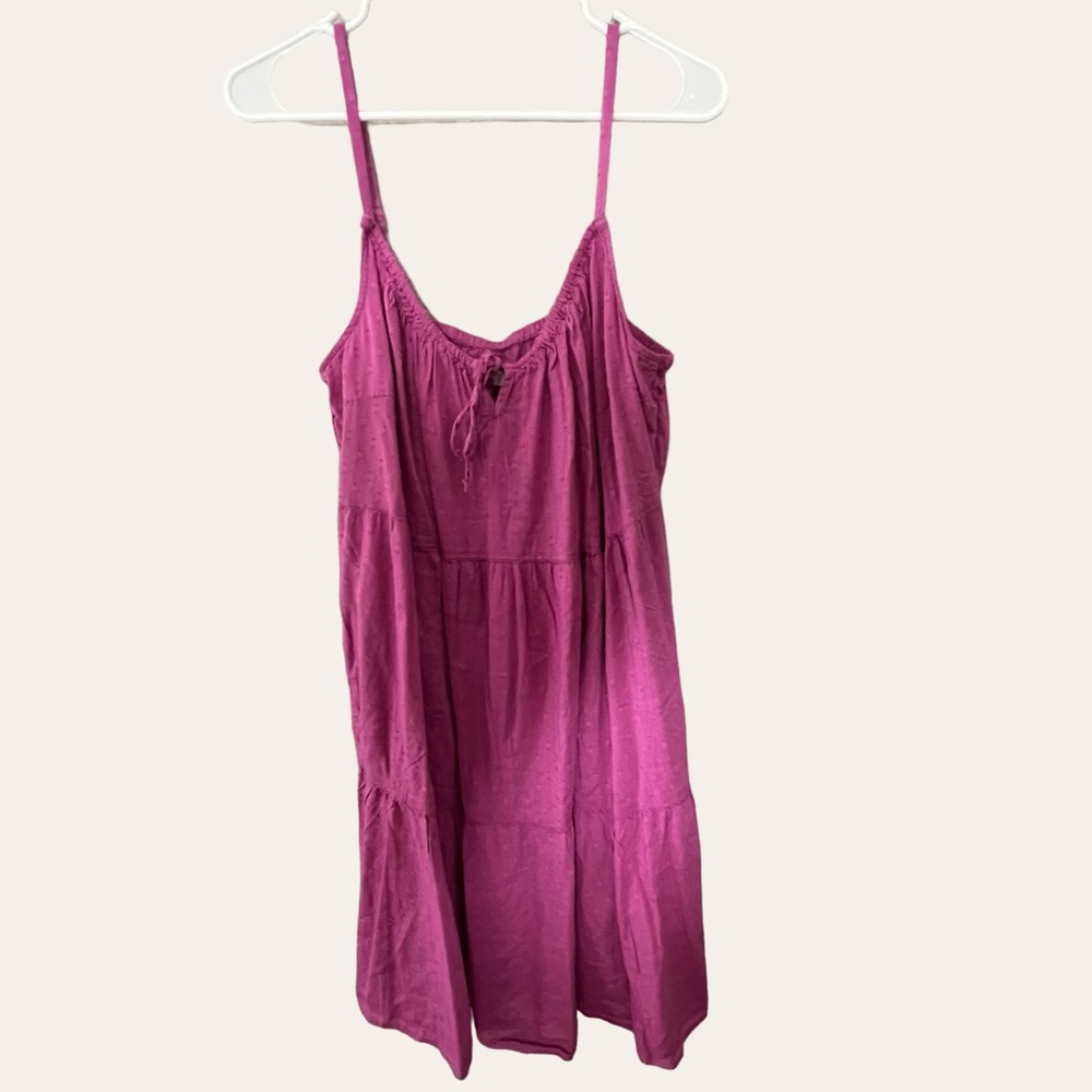 Old Navy | Purple Dot Spaghetti Strap Summer Dress | Size L
